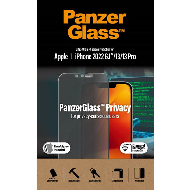 PanzerGlass UltraWide Fit Privcy Screen Protector For iPhone 14