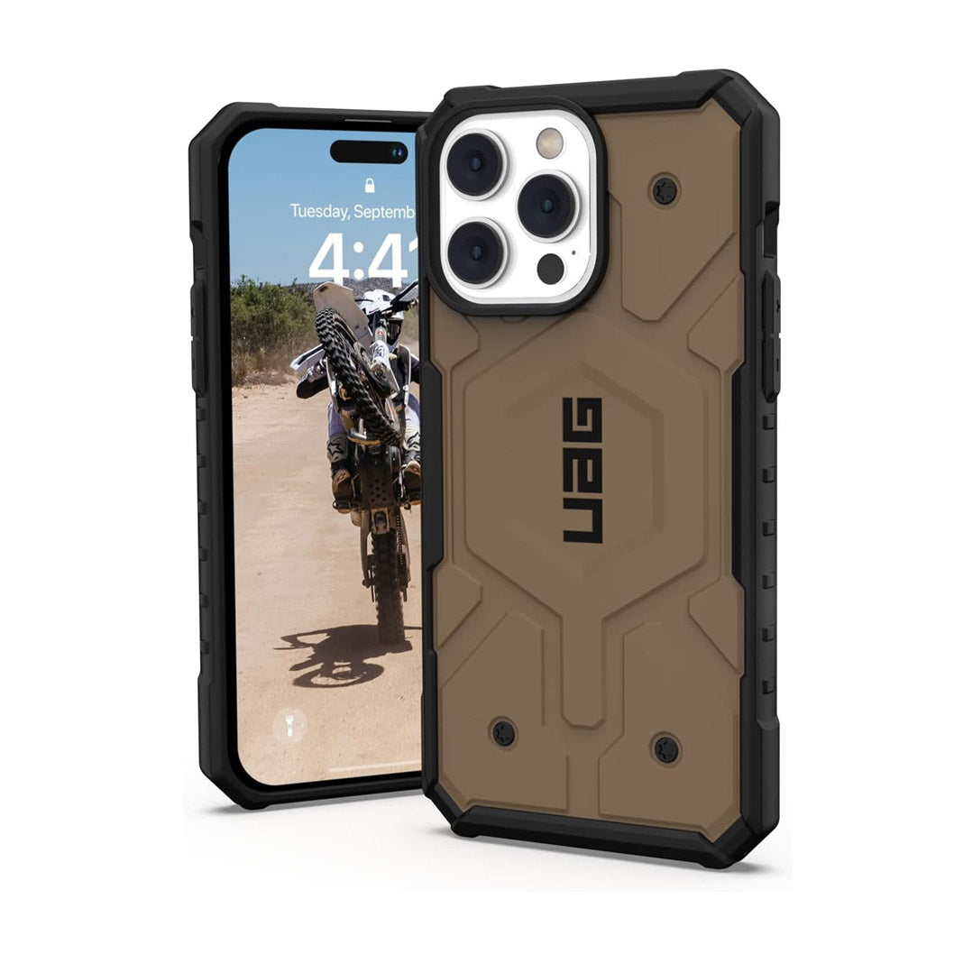 UAG Pathfinder MagSafe Case iPhone 15 Pro Max 6.7 Dark Earth