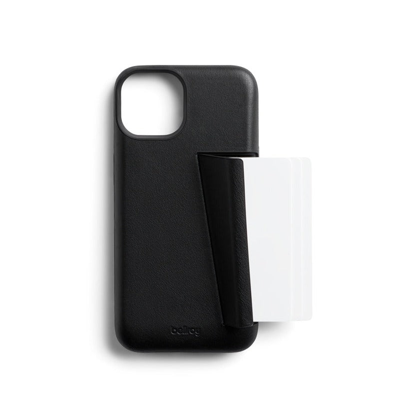 Bellroy Leather 3 Card Case iPhone 14 Pro - Black