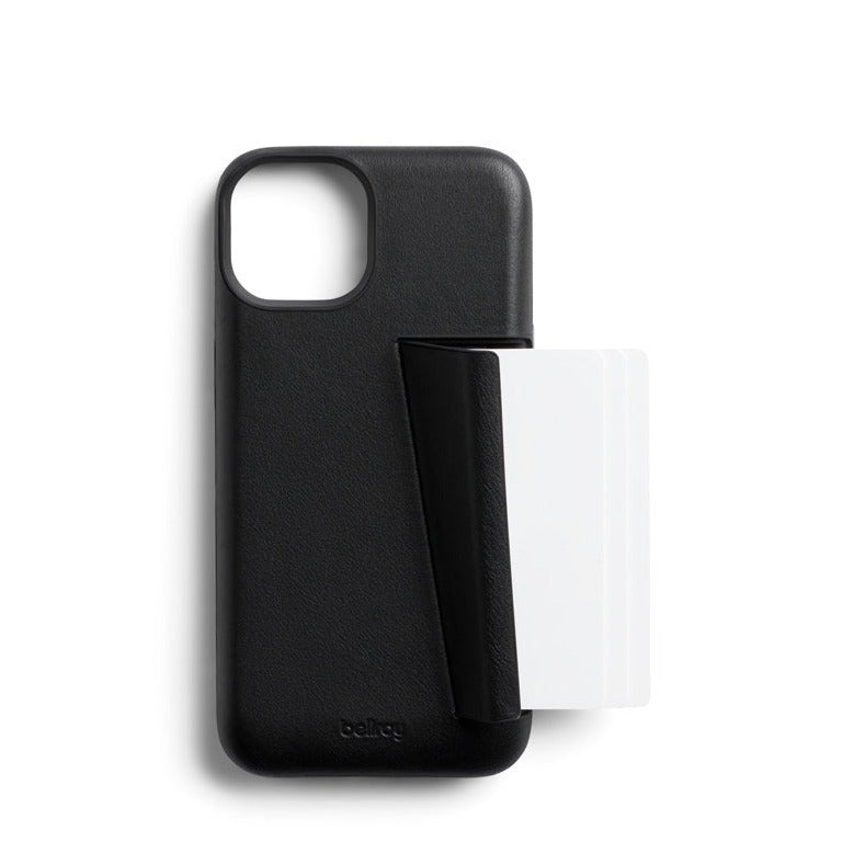 Bellroy Leather 3 Card Case iPhone 15 Pro Max - Black