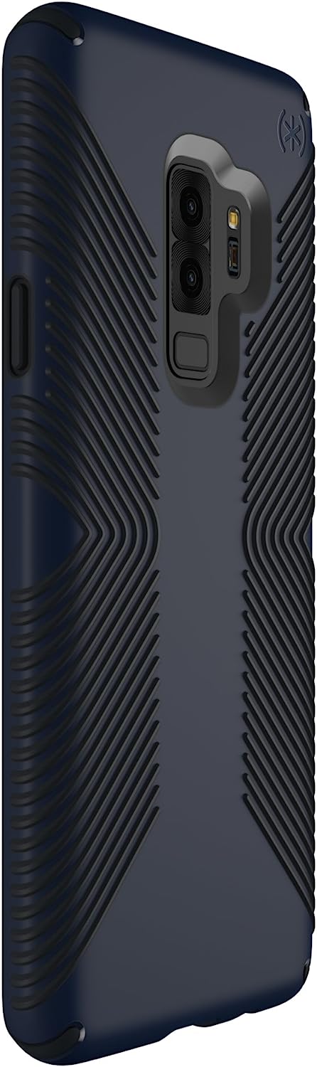 Speck Presidio Grip Impactium Dual-Layer Slim Rugged Case For Samsung Galaxy S9 Plus - Blue