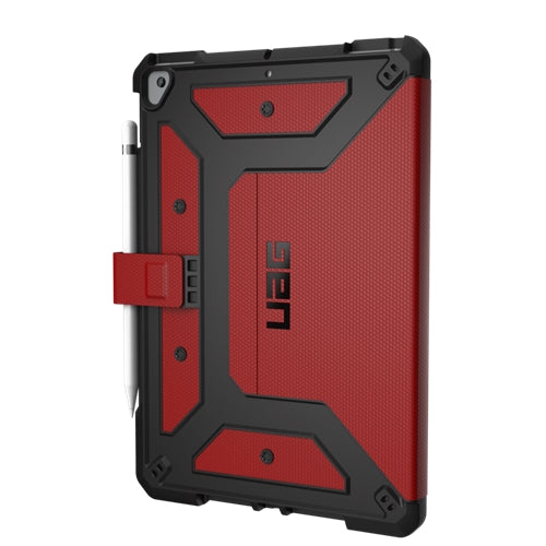 UAG Metropolis Rugged Tough Folio Case iPad 10.2 2019 - Magma  1