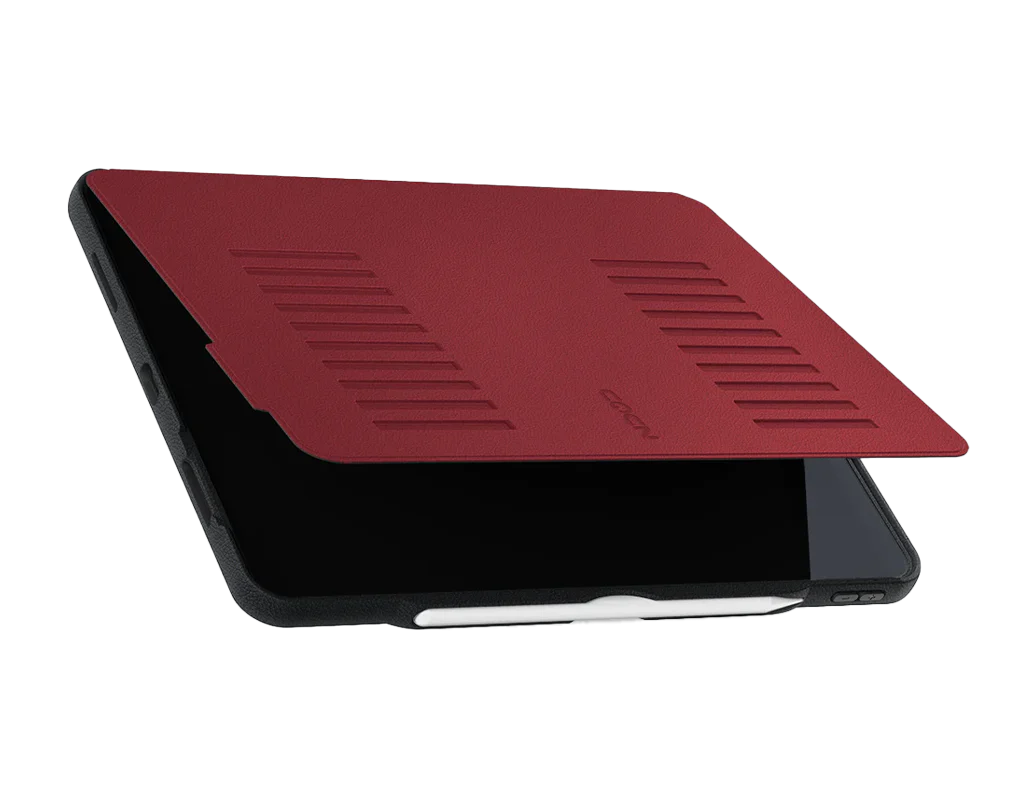 Zugu Magnetic Rugged Folio Case iPad Pro 12.9 in 6th & 5th Gen - Scarlet Red