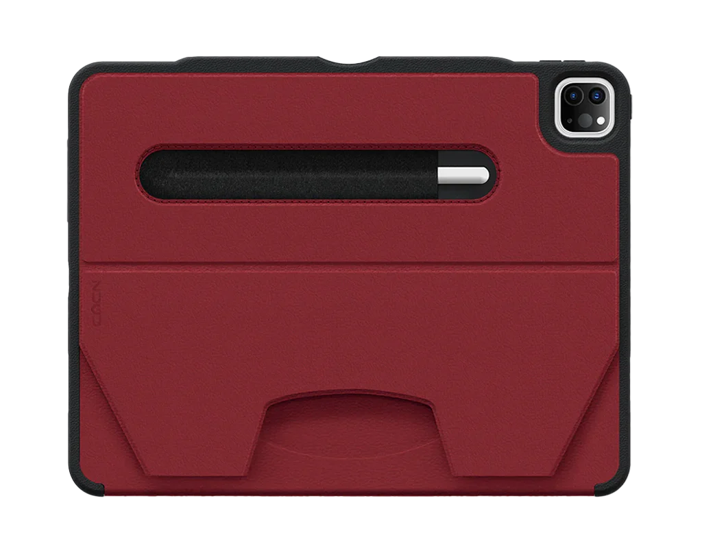 Zugu Magnetic Rugged Folio Case iPad Pro 12.9 in 6th & 5th Gen - Scarlet Red