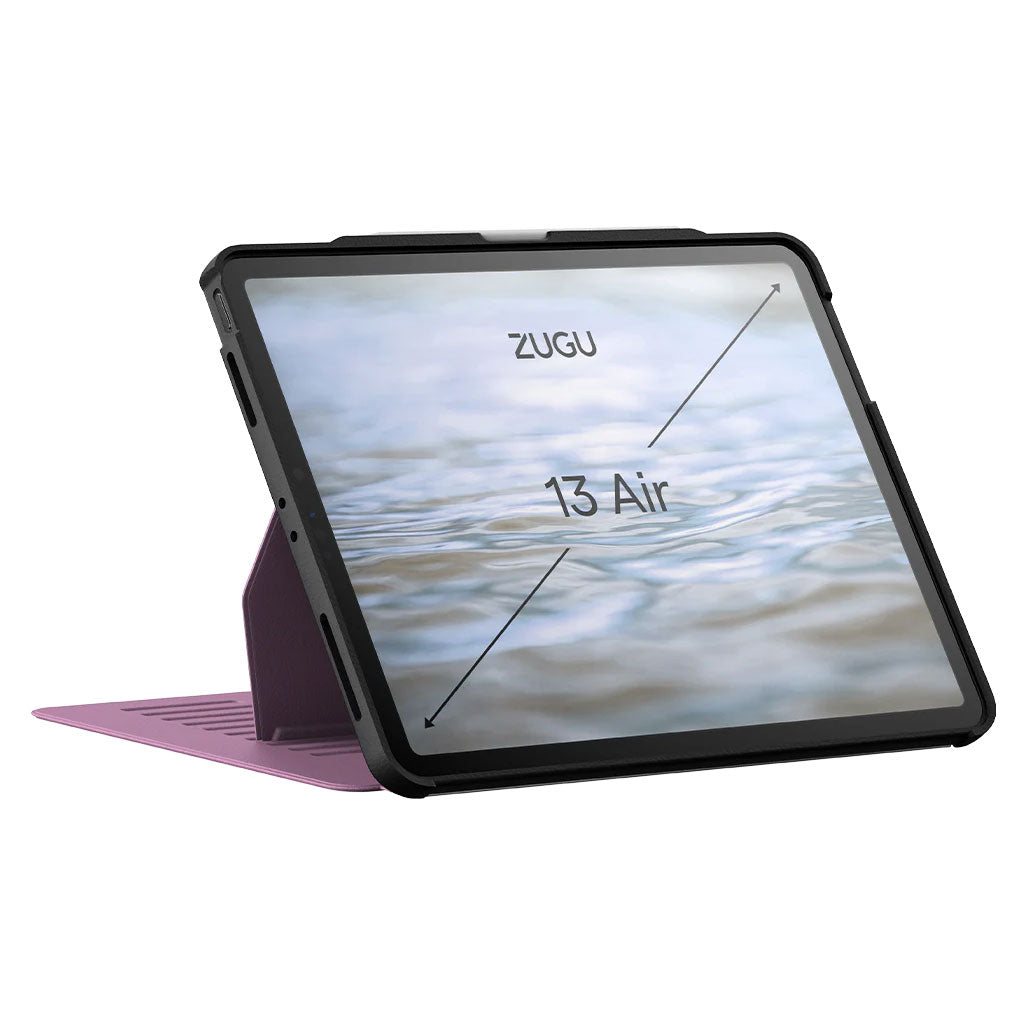 Zugu Case for iPad Air 13 M2 2024 & iPad Pro 12.9 3rd 4th 5th 6th - Berry Purple