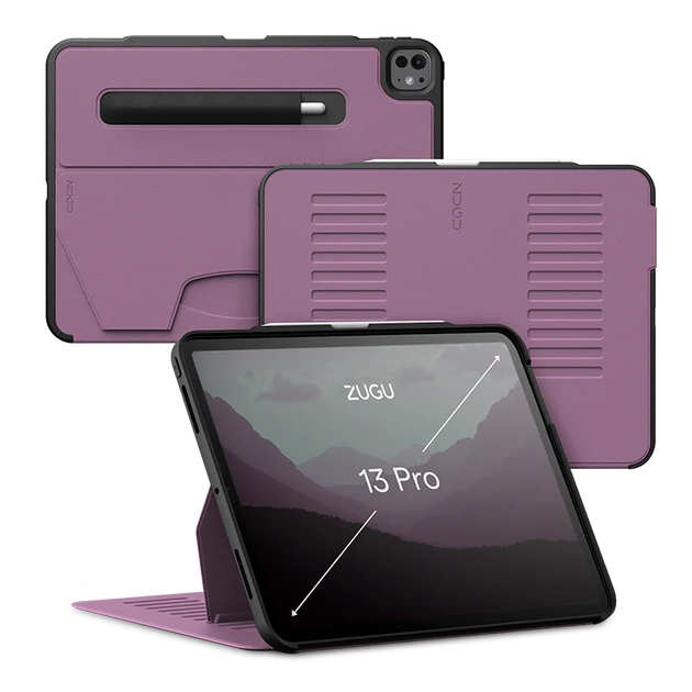 Zugu Case For iPad Pro 13 M4 7th Gen 2024 - Berry Purple