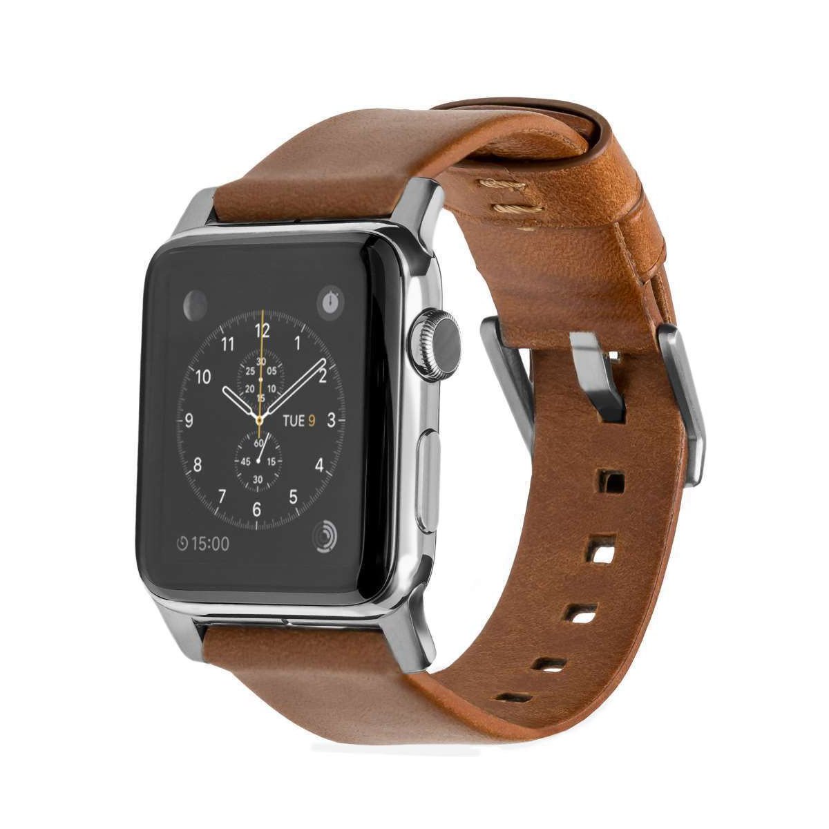 NOMAD Horween 42 | / BROWN Watch Band / 45 RUSTIC Apple Mac For /49mm- Leather 44 Addict