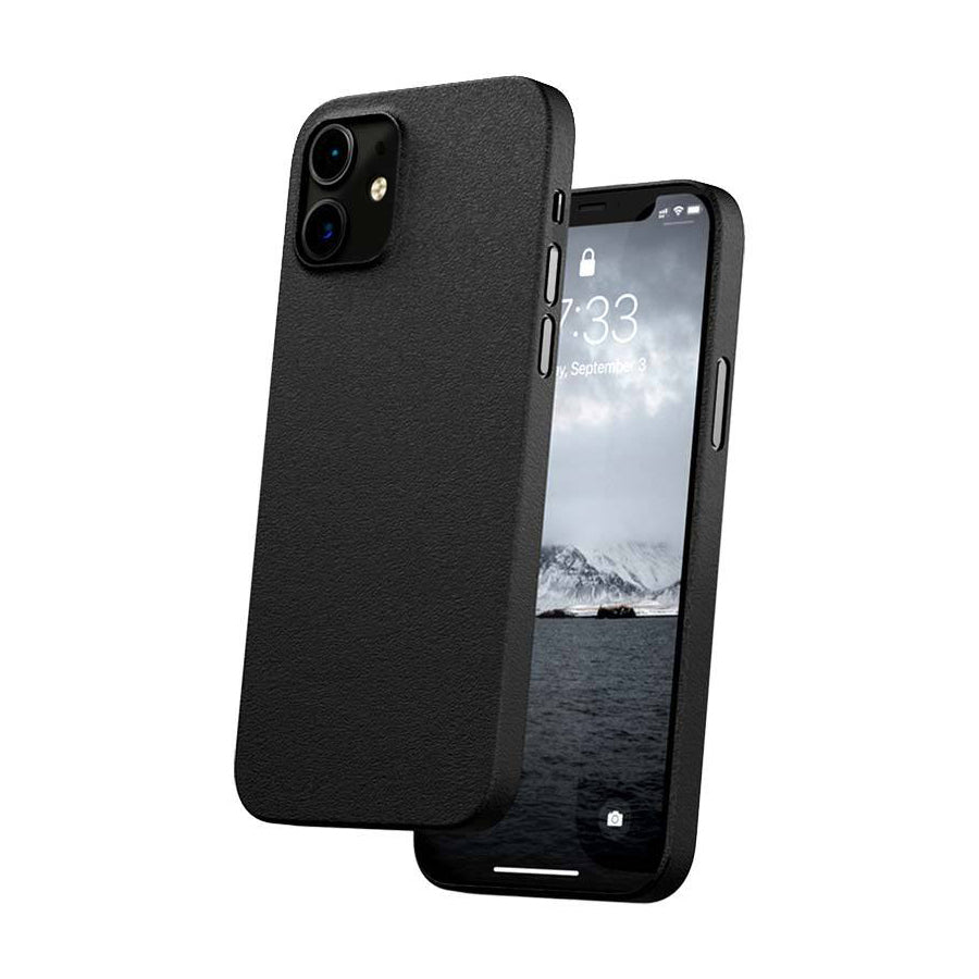 Caudabe The Veil Ultra Thin Case For iPhone iPhone 12 mini - STEALTH BLACK - Mac Addict