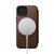 Nomad Modern Leather Folio w/ MagSafe For iPhone 13 mini - RUSTIC BROWN - Mac Addict