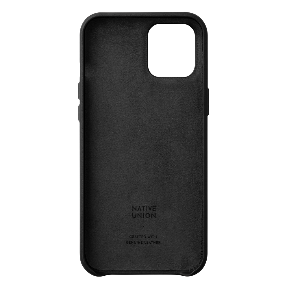 Native Union Clic Card Leather Case For iPhone 12 Pro Max - Black - Mac Addict