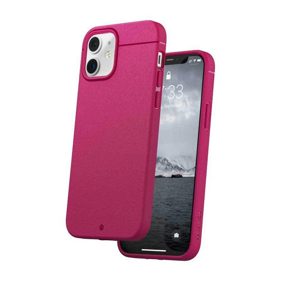 Caudabe Sheath Slim Protective Case For iPhone iPhone 12 mini - MAGENTA - Mac Addict