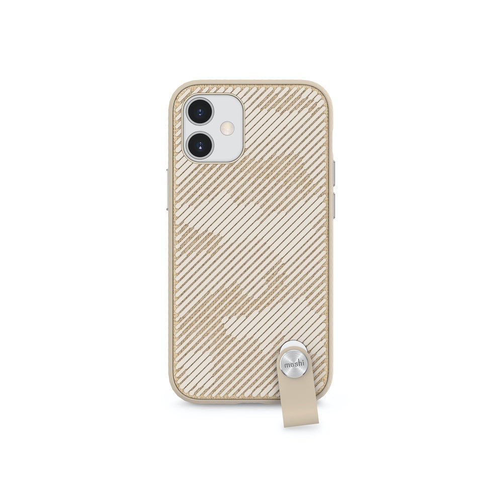 Moshi Altra Case w/ Wrist Strap For iPhone 12 mini - Sahara Beige - Mac Addict