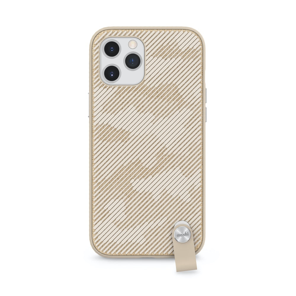 Moshi Altra Case w/ Wrist Strap For iPhone 12 Pro Max - Sahara Beige - Mac Addict