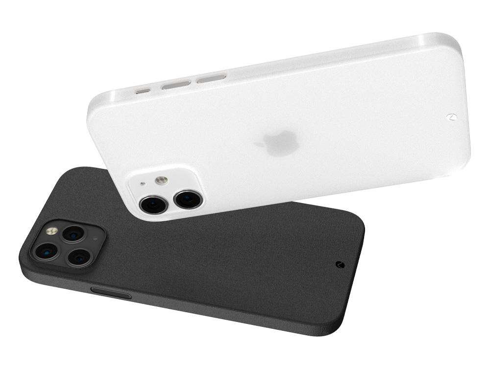 Caudabe The Veil Ultra Thin Case For iPhone iPhone 12 mini - STEALTH BLACK - Mac Addict