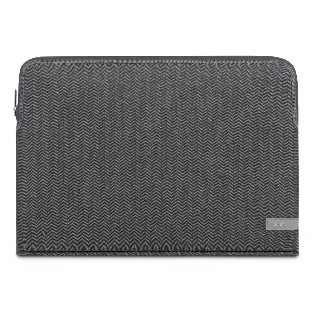 Moshi Pluma Laptop Sleeve For 15"/16" MacBook Pro - Herringbone Gray - Mac Addict