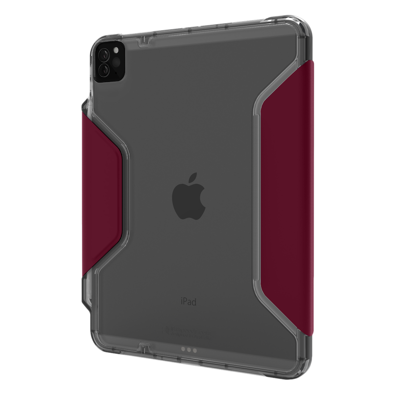 STM Dux Studio Rugged Case For iPad Pro 12.9" 4th/3rd Gen - Dark Red - Mac Addict