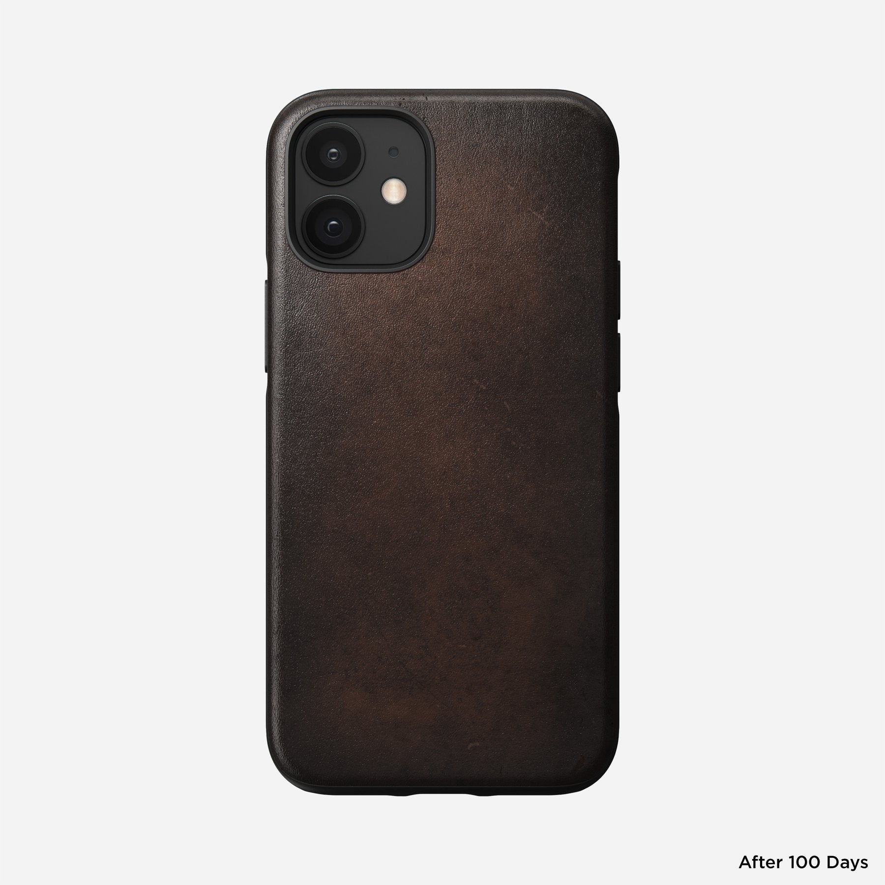 Nomad Rugged Case w/ Horween Leather For iPhone 12 mini - Brown - Mac Addict