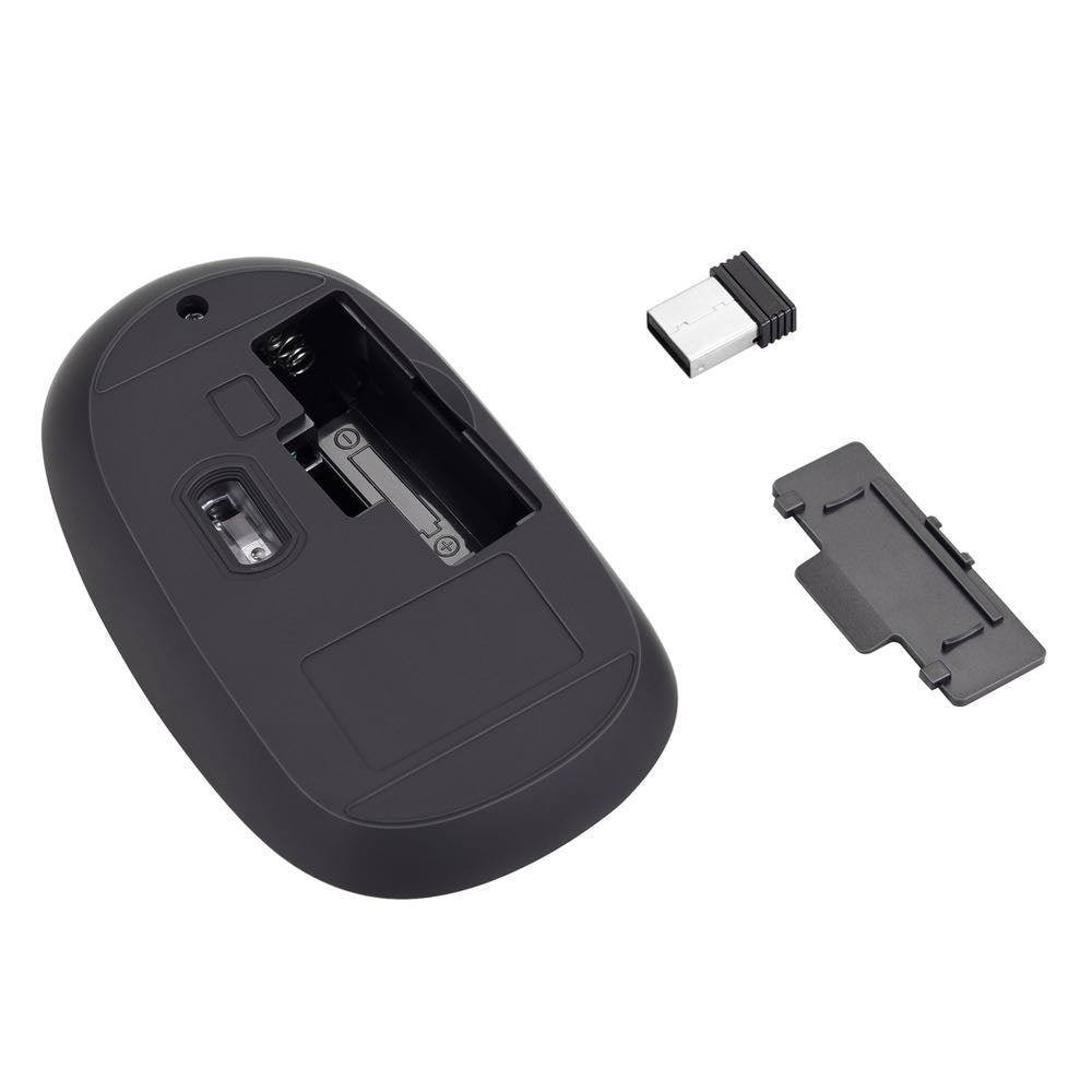 Bonelk M-257 Wireless Round Scroll 4D Mouse (800-1600 DPI)