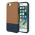 Jack Spade Color-Block Case For iPhone 8/7 - Tan/Navy - Macintosh Addict