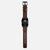 Nomad Modern Band 42/44/45/49mm Black Hardware Horween Leather Bracelet - Rustic Brown