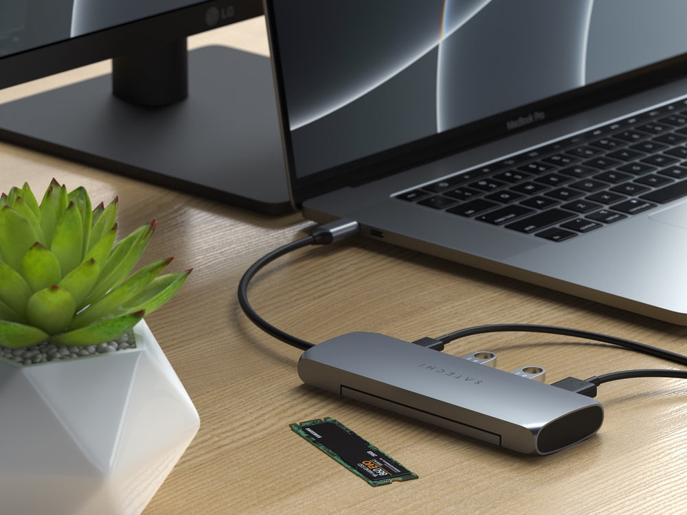 Satechi USB-C Hybrid Multiport Adapter w/ SSD Enclosure