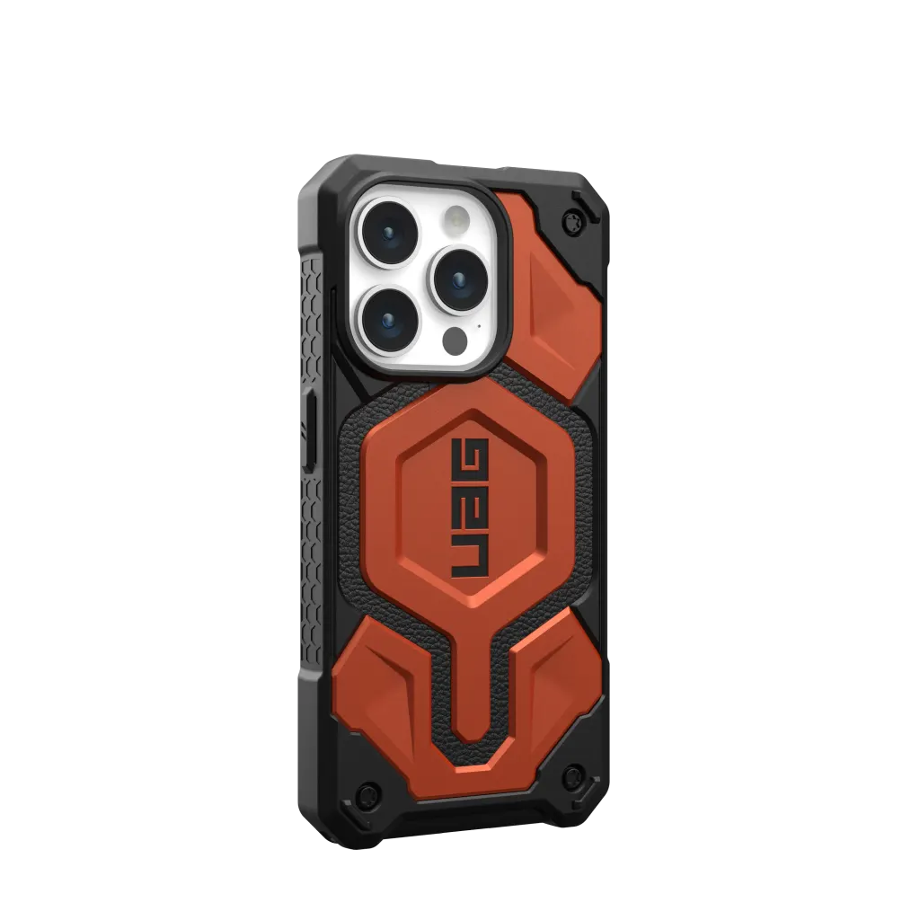 UAG Monarch Pro Rugged MagSafe Case iPhone 15 Pro 6.1 Rust