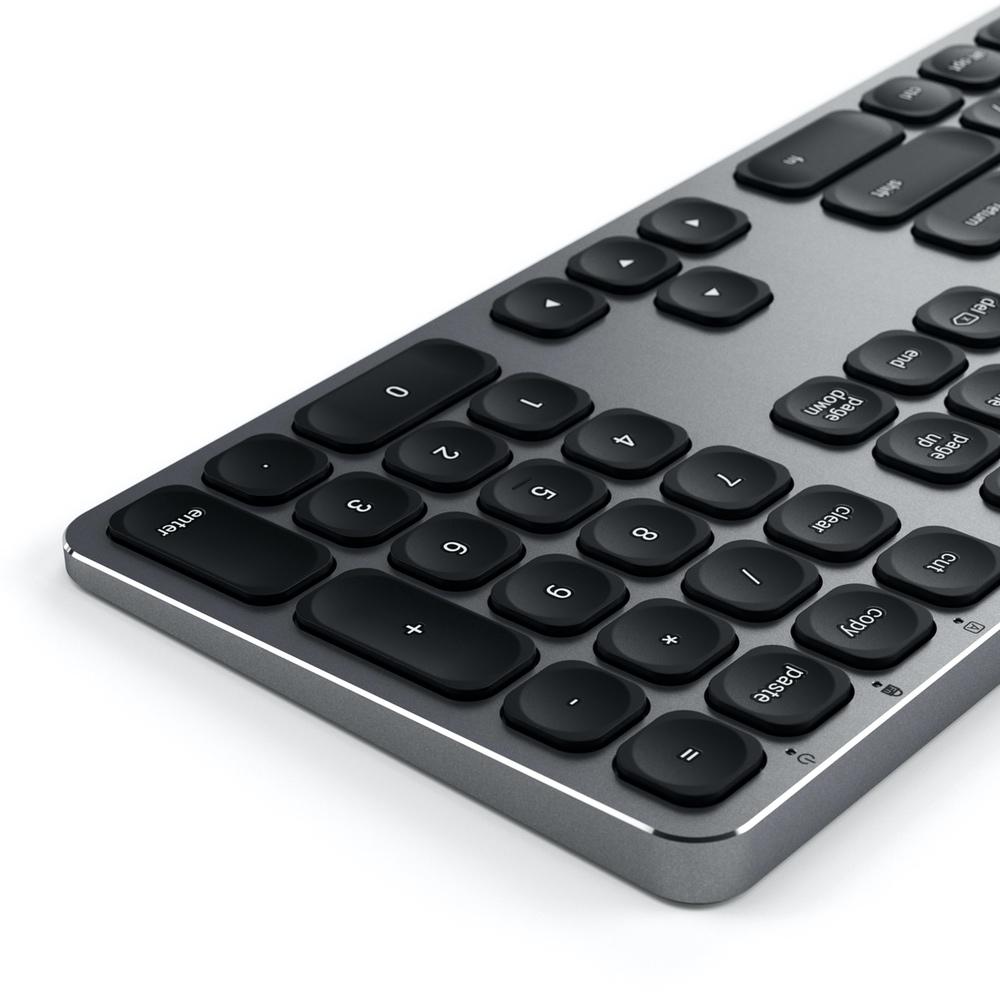 Satechi Wired Aluminium Keyboard w/ Numeric Pad For iMac & MacBook - Mac Addict