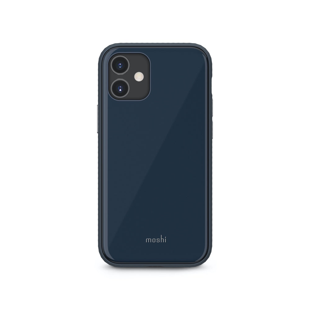 Moshi iGlaze Slim Hardshell Case For iPhone 12 mini - Slate Blue - Mac Addict