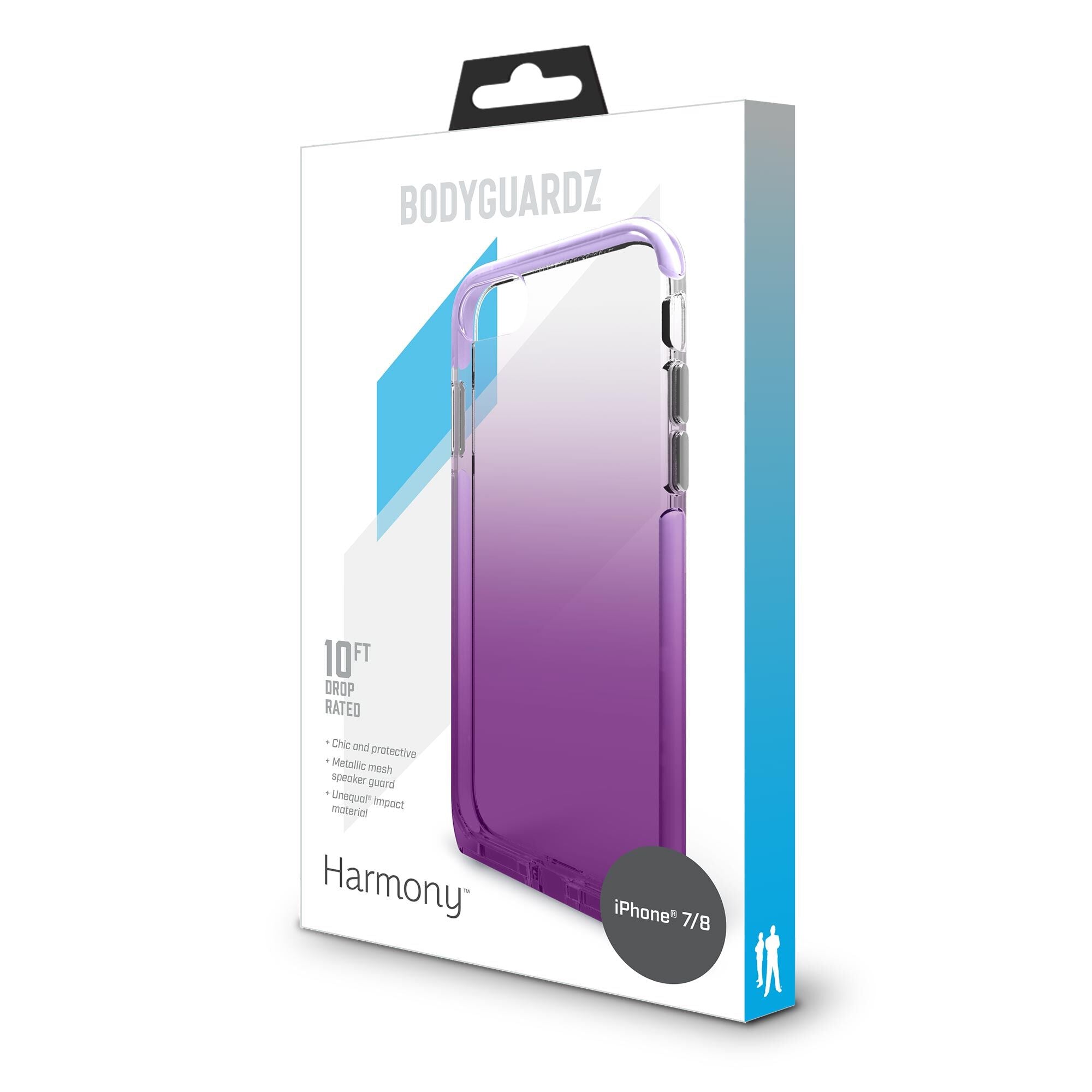 BodyGuardz Harmony x Unequal Technology Stylish Protective Case For iPhone 8 / 7 - Amethyst