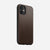 Nomad Rugged Case w/ Horween Leather For iPhone 12 mini - Brown - Mac Addict