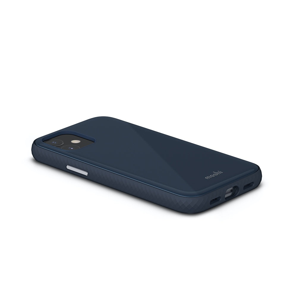 Moshi iGlaze Slim Hardshell Case For iPhone 12 mini - Slate Blue - Mac Addict