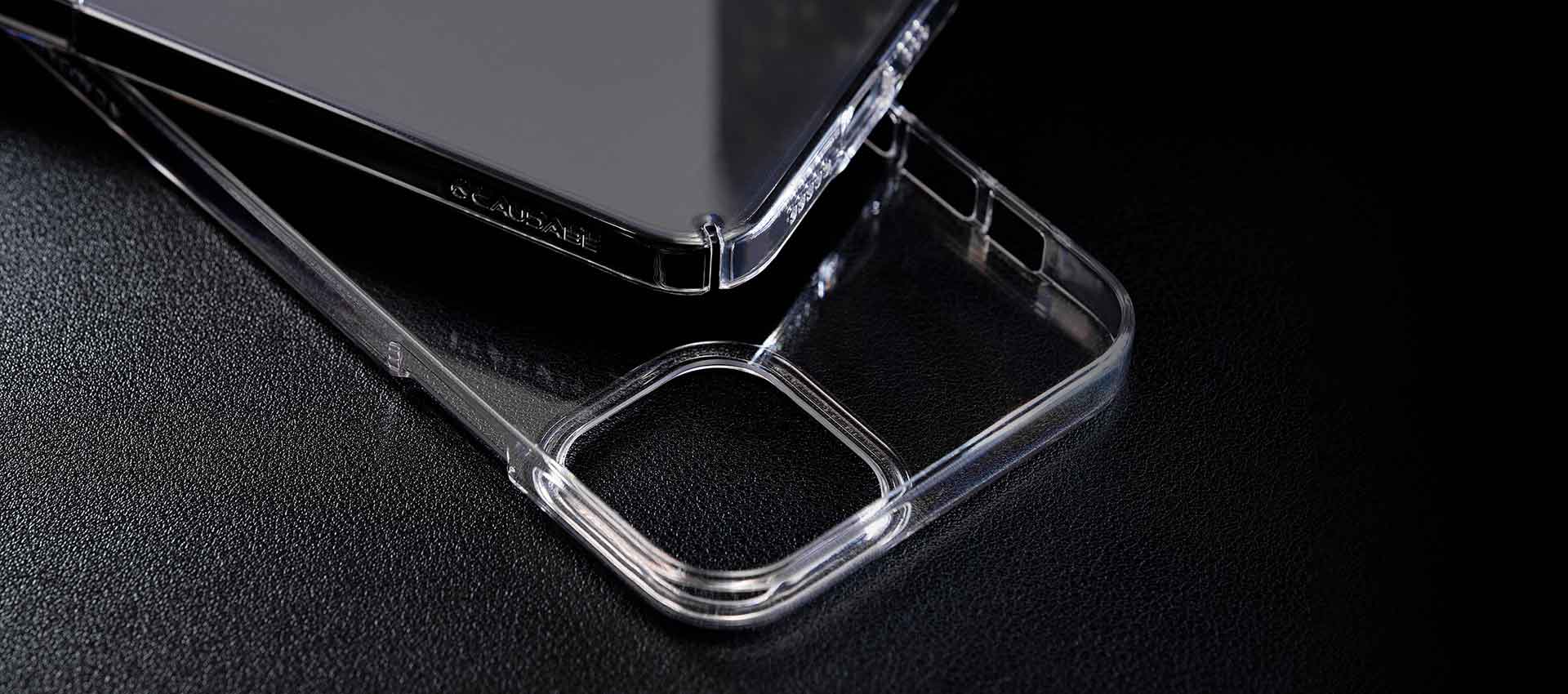 Caudabe Lucid Clear Minimalist Case For iPhone iPhone 12 / 12 Pro - GRAPHITE - Mac Addict