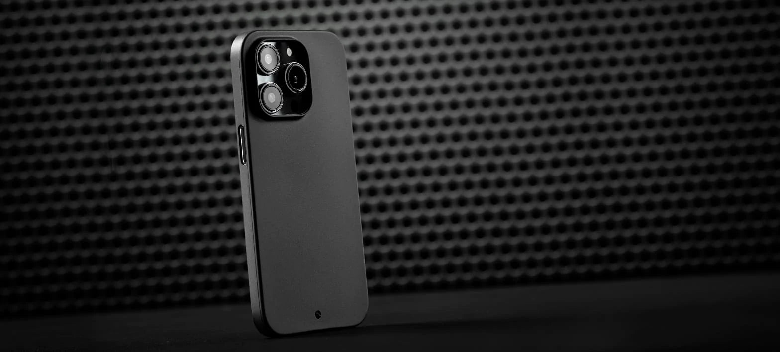 Caudabe The Veil Ultra Thin Case For iPhone 14 Pro Max 6.7 - STEALTH BLACK