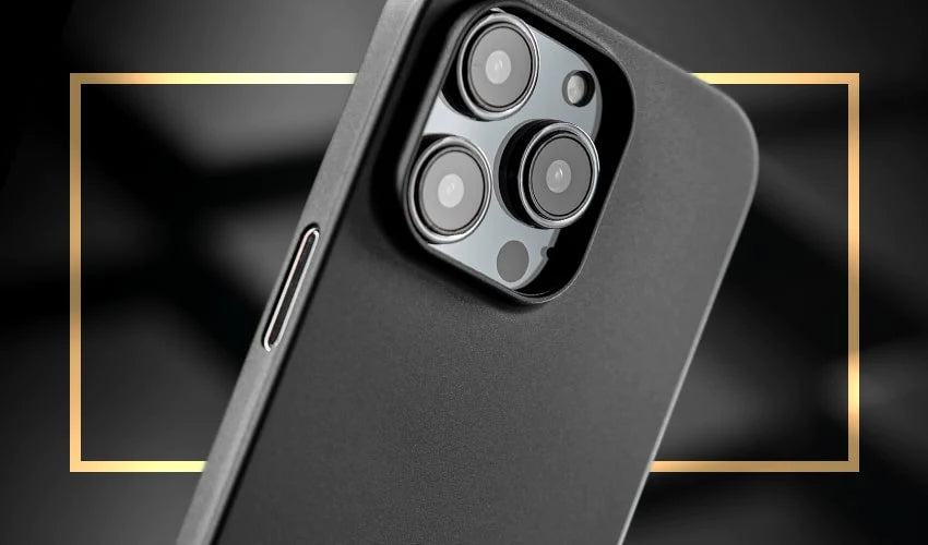 Caudabe The Veil Ultra Thin Case For iPhone 14 Pro Max 6.7 - STEALTH BLACK