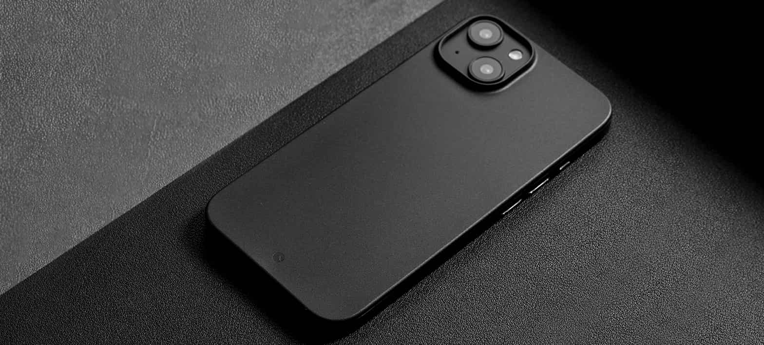 Caudabe The Veil Ultra Thin Case For iPhone 14 Plus 6.7 - STEALTH BLACK