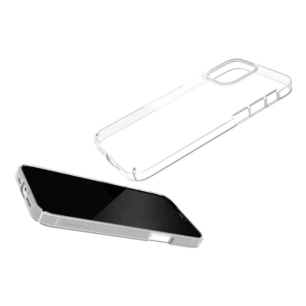 Lucid Clear | Ultra Slim, Crystal Clear iPhone 14 Pro Max Case Crystal/White from Caudabe