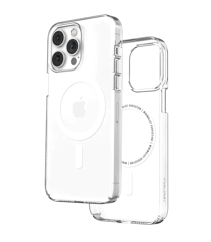 Caudabe Lucid Ultra Slim &amp; MagSafe Case iPhone 14 Pro 6.1 Crystal / White