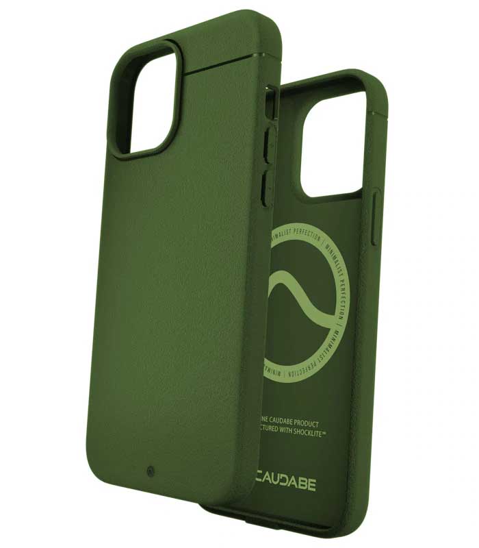 Caudabe Sheath Slim Protective Case with MagSafe iPhone 13 Standard 6.1 - Green - Mac Addict