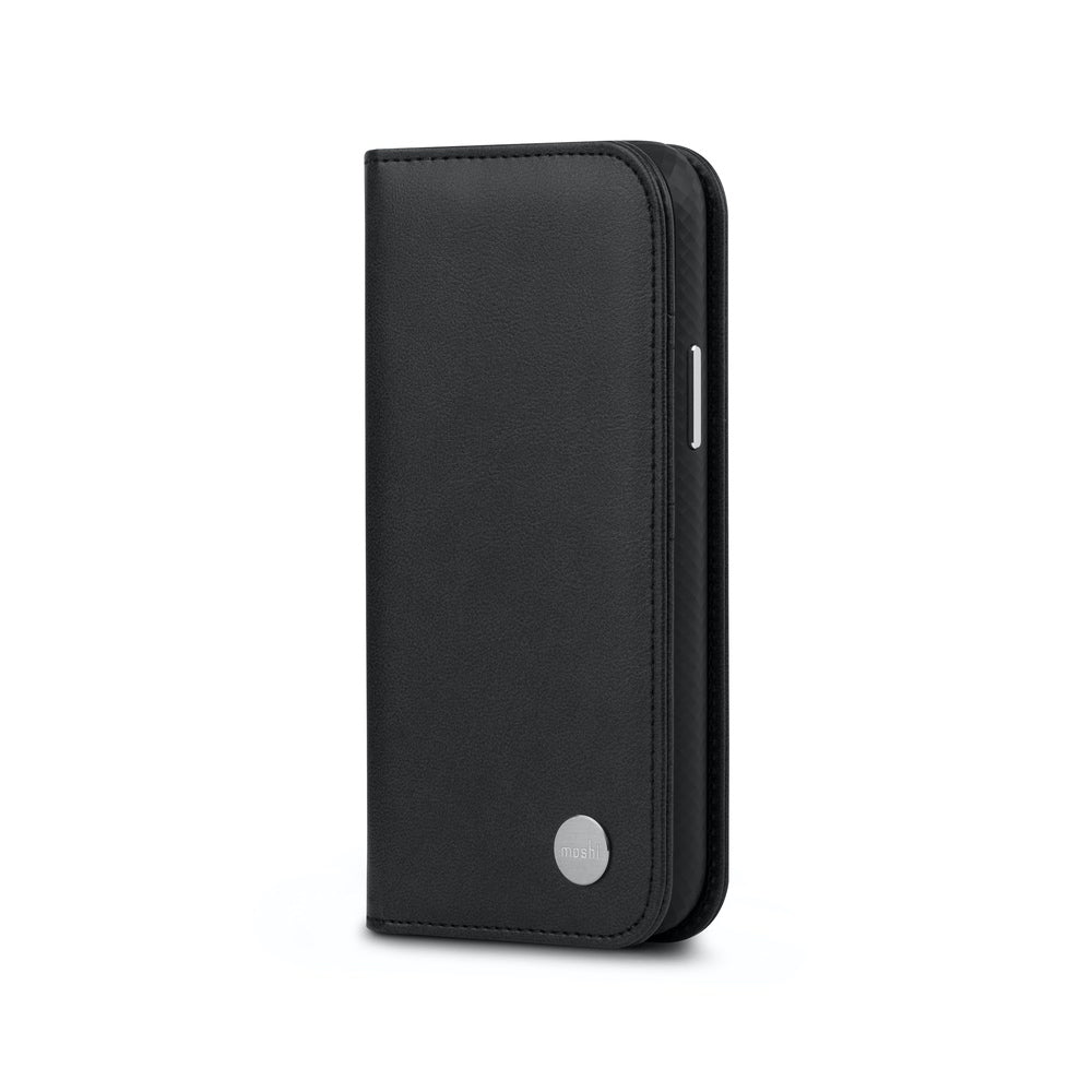 Moshi Overture Wallet Case For iPhone 12 mini - Jet Black - Mac Addict