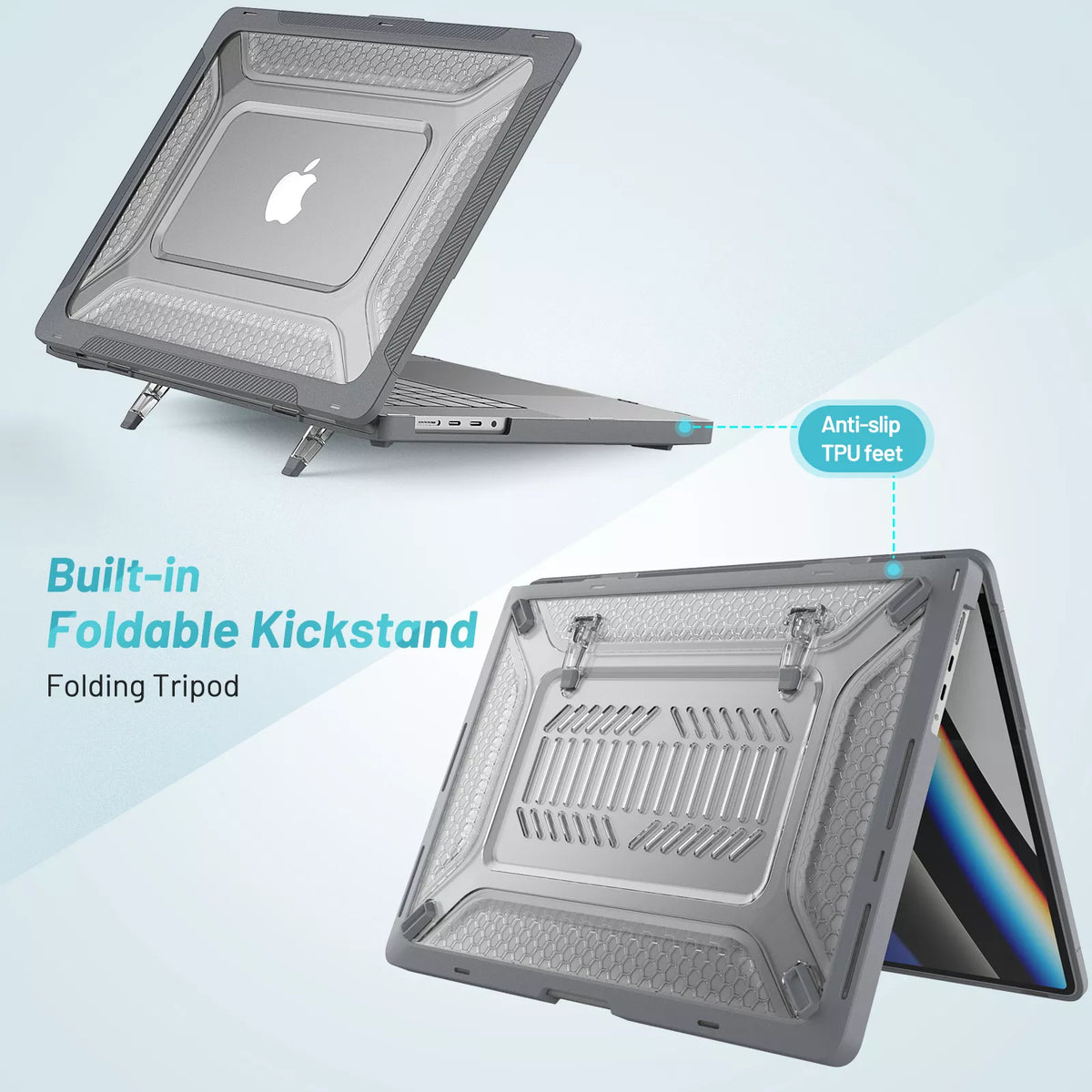 Heavy duty 2025 macbook air case