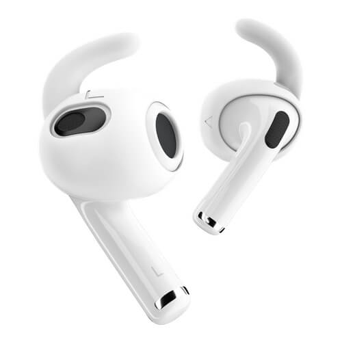 KeyBudz EarBuddyz Silicon Ear Hooks For Apple AirPods 3 - White