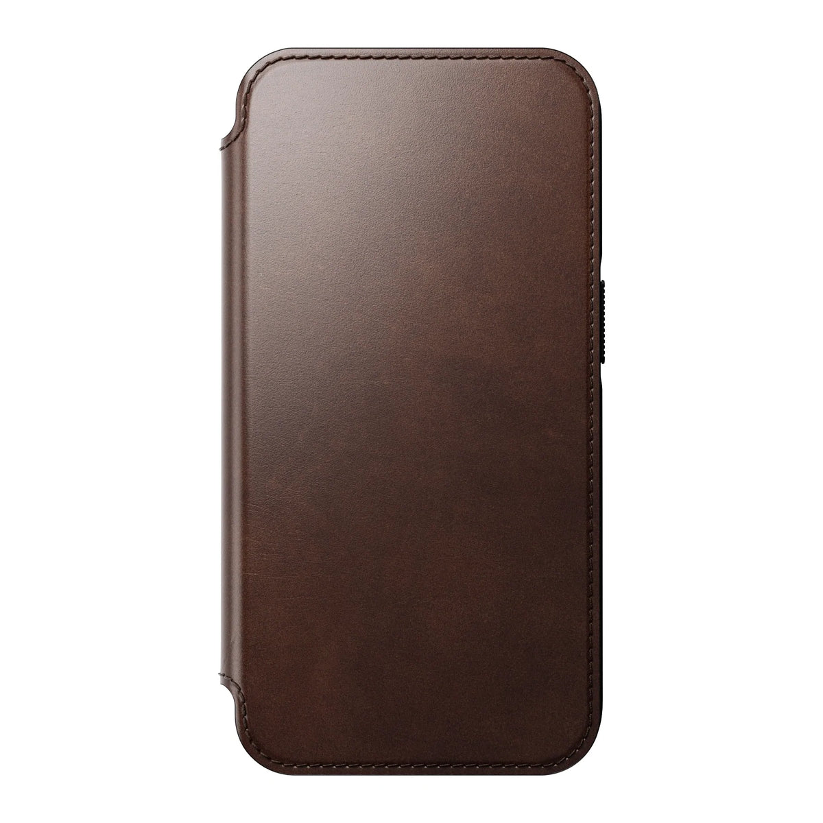 Nomad Modern Horween Leather Folio Case iPhone 15 Pro - Brown