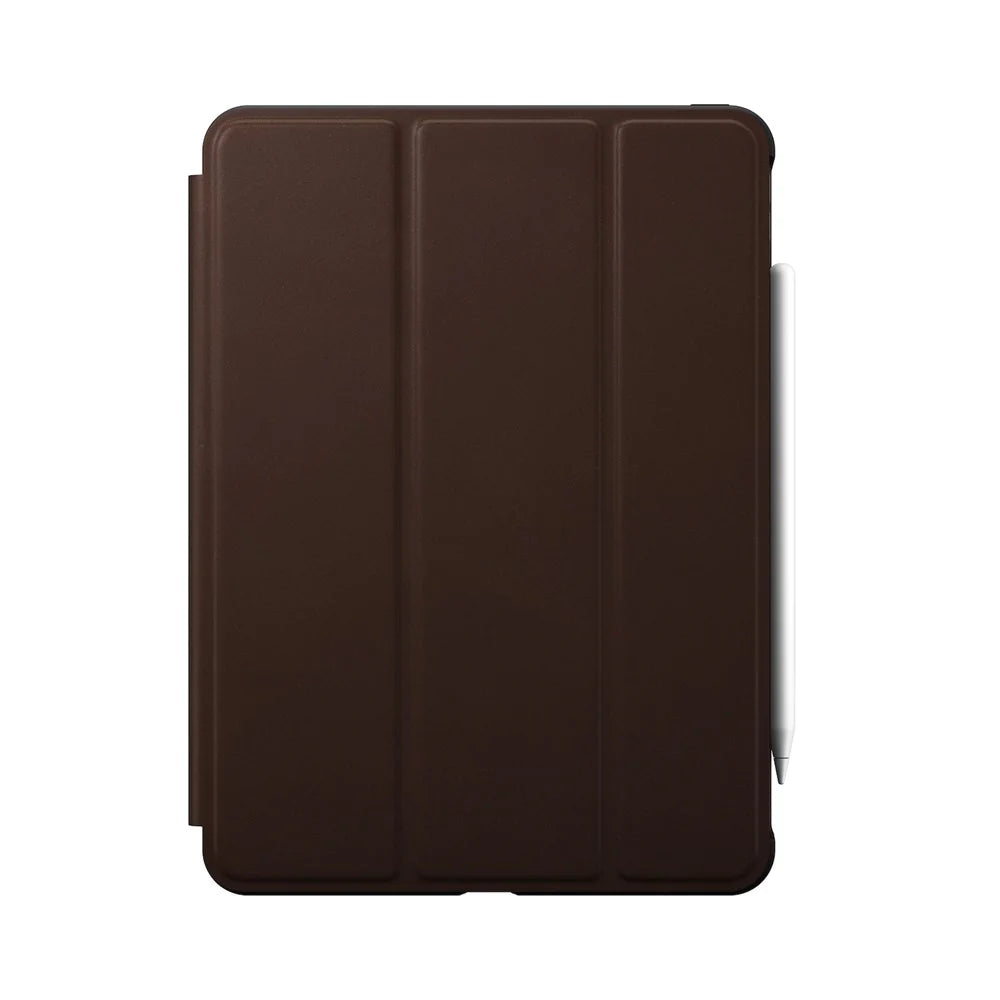 Nomad Rugged Case w/ Leather For iPad Pro 11" (3rd & 4th Gen) - Brown