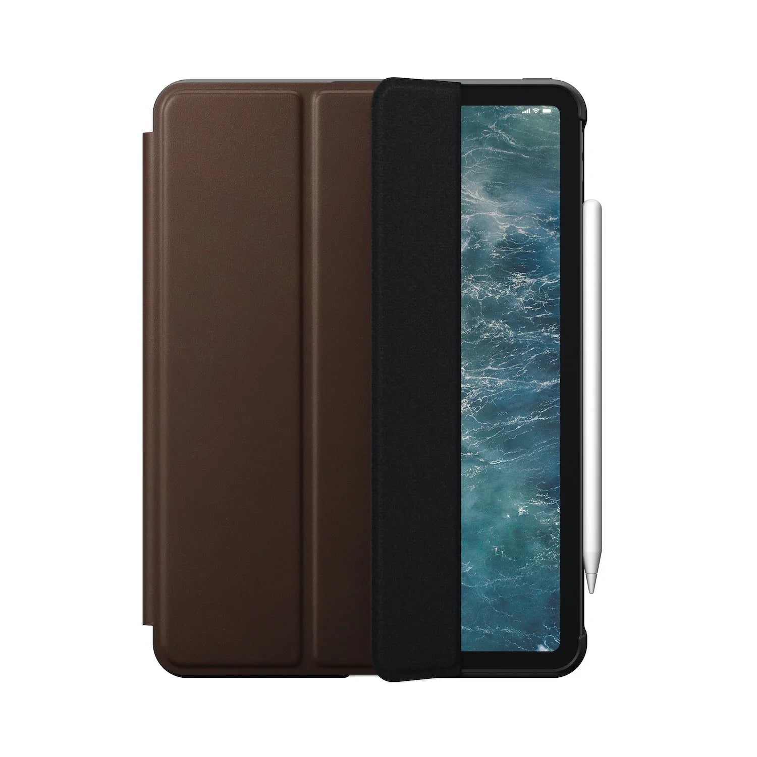 Nomad Rugged Case w/ Leather For iPad Pro 11" (3rd & 4th Gen) - Brown