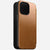 picture of side view of brown leather case