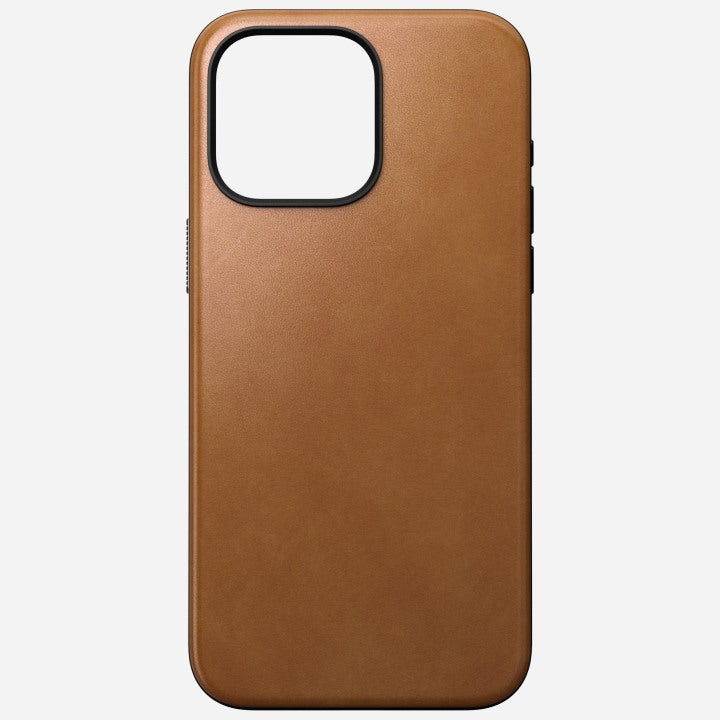 Nomad Modern Leather Case - iPhone 15 - English Tan