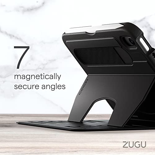 Zugu Rugged Folio Case iPad Mini 6 with Magnetic Stand - Black