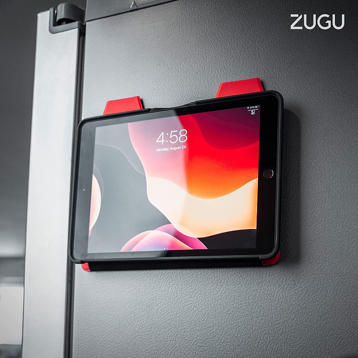 Zugu iPad Folio Case Magnetic Stand iPad 7th / 8th / 9th Gen 10.2 inch - Red