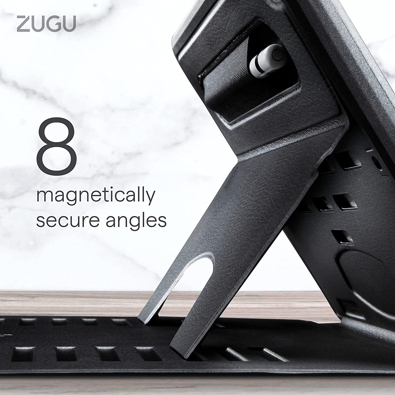 Zugu iPad Case for iPad Air 11 M2 and Air 4/5  - Stealth Black